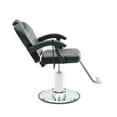 thumbnail image 5 of Living Room Chairs 102°-140° Reclining Barber Chairs for Barbershop, Heavy Duty Hydraulic Pump 360° Swivel Salon Chair for Hair Stylist -Upgrade Black,Accent Chairs, 5 of 15