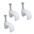thumbnail image 2 of 100 PCS 5mm Steel Nail Line Clip Round Cable Fixing Clips for Wall Mounted Cord Management, 2 of 4