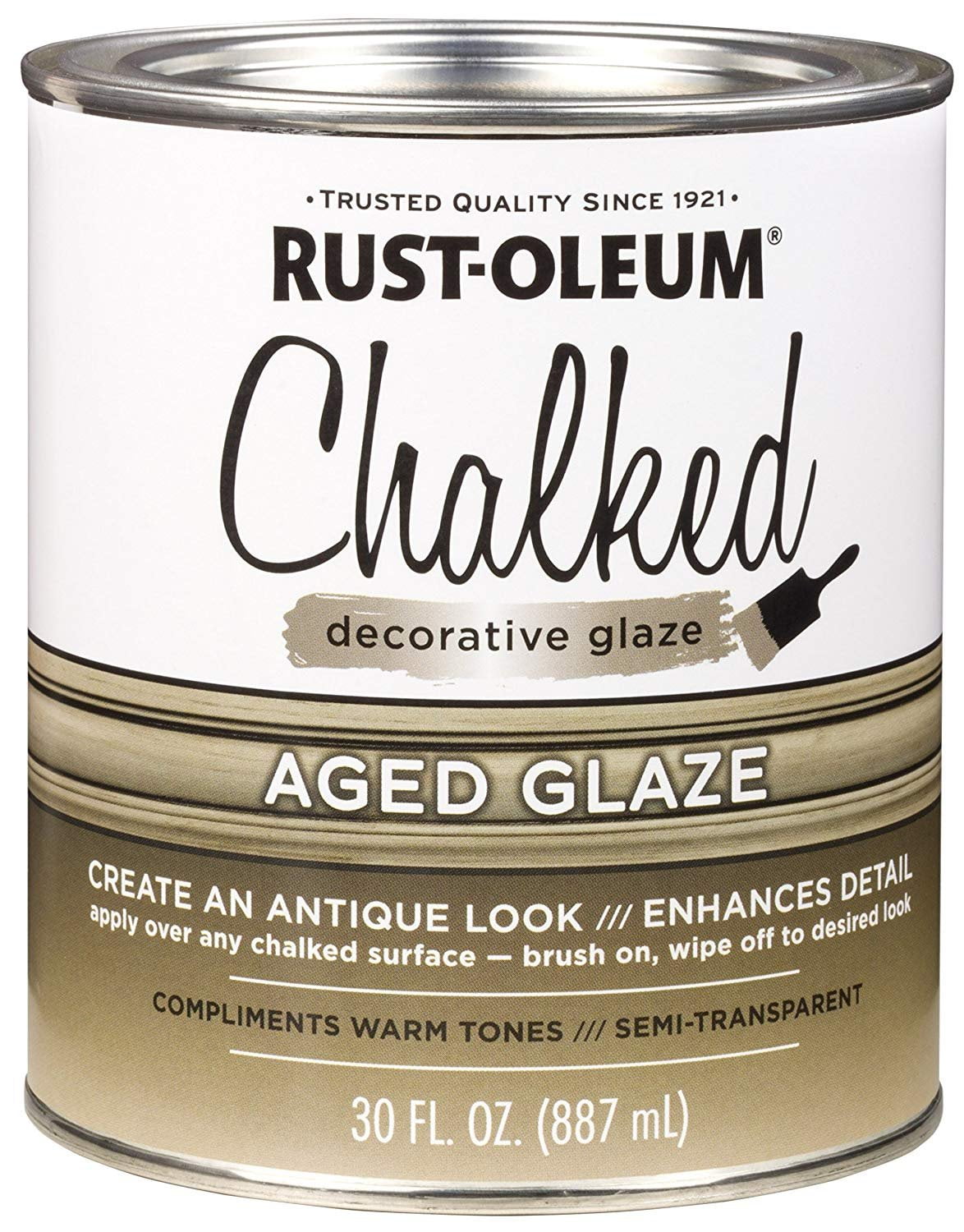 Rust-Oleum 329598-2PK Ultra Matte Interior Chalked Paint, 30 oz, Chiffon Cream, 2 Unit (Pack of 1)