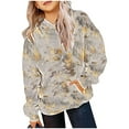 thumbnail image 3 of Bnwani Long Sleeve Toddler Shirts Boys Hooded Leaf Printed Tops, 3 of 8