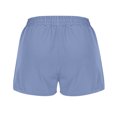 thumbnail image 6 of RYRJJ Women's 2 in 1 Running Shorts for Gym Yoga Workout Athletic Liner Shorts High-Waisted Shorts with Pockets(Blue,S), 6 of 8