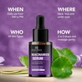 thumbnail image 5 of Botanic Hearth 10% Niacinamide Face Serum with Allantoin, Zinc PCA, Cica & Hyaluronic Acid | Minimize Enlarged Pores, Correct Dark Spots, Even Skin Tone | All Skin Types | For Women & Men | 1 fl oz, 5 of 9
