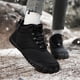 thumbnail image 5 of Botines Informales para Exteriores Botas Senderismo Impermeables Nieve Forradas Piel Invierno Antideslizantes Cómodas Al Aire Libre, 5 of 9
