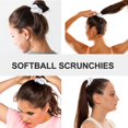thumbnail image 3 of HLONK 10 Hair Scrunchies with Hearts Pattern for Summer, 3 of 7