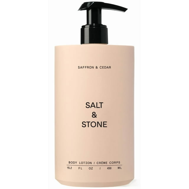 Loción corporal Salt & Stone Saffron & Cedar 450ml Unisex
