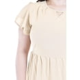 thumbnail image 4 of Vestido de lino con volantes Roman Fashion /Tallas Extras, 4355 (Beige) beige 38, 4 of 6
