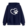 thumbnail image 3 of HAiming Kids Pullover Sweatshirts Printed Long Sleeve Hooded Loose Casual Shirts Fall Winter Workout Tops with Pockets, 3 of 7