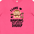 thumbnail image 4 of Inktastic Monkey I Love Hanging out with My Daddy Youth T-Shirt, 4 of 5