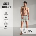 thumbnail image 6 of Dickies Men's Cotton Boxer Briefs – 5-Pack, Ultimate Comfort & Durability for All-Day Wear, 6 of 7