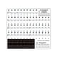 thumbnail image 2 of Pegatinas para llaves extraíbles para 37 49 54 61 88 teclas Teclado electrónico Piano Ndcxsfigh Nuevos Originales, 2 of 5