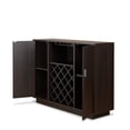 thumbnail image 4 of Wine Bar Cabinet with 2 Door, Home Coffee Cabinet with Stemware Rack, Kitchen Buffet Sideboard with Storage Shelf  for Living Room, Dining Room, Espresso, 4 of 7