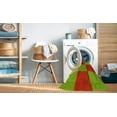 thumbnail image 2 of Ahgly Company Machine Washable Indoor Rectangle Transitional Mahogany Brown Area Rugs, 5' x 7', 2 of 7
