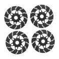 thumbnail image 3 of 4 Piezas de Disco de Freno RC Perfke de 17 mm para Coche RC Negro, 3 of 9