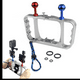thumbnail image 3 of Kit de fotografía de iluminación subacuática Soporte Estabilizador de jaula de video de cámara deportiva Plata Sunnimix Soporte del estabilizador de la jaula de la cámara, 3 of 8