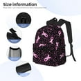 thumbnail image 3 of Yield Breast Cancer Awareness3 Print Backpack for Women Men, Lightweight Casual Travel Daypack, Classic Basic College Backpack, Middle School Bag, 3 of 5