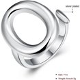 thumbnail image 2 of Handmade Rings 925 Sterling Silver Statement Rings Adjustable Chunky Stacking Band Ring for Women Girls, 2 of 5