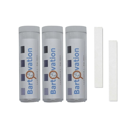 Papel de prueba de cloro desinfectante 10-200 ppm para restaurante [3 frascos]