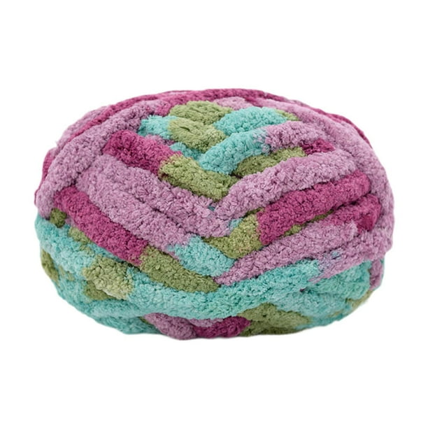 Hilo grueso y grueso Hilo de peso Hilo de tejer a mano Hilo de crochet Hilo Hilo voluminoso para almohadones Sombreros Manualidades Suéteres Color verde Color