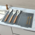 thumbnail image 3 of HomeLife Silicone Kitchen Countertop Drainage Mat Heat Resistant Non-slip Large Surface Multipurpose Thickened Water Filter Pad, 3 of 12