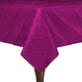 thumbnail image 1 of Ultimate Textile (5 Pack) Embroidered Pintuck Taffeta 60 x 60-Inch Square Tablecloth Raspberry, 1 of 3