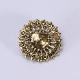 thumbnail image 5 of Kkkded Broche Épingle Électroplaquée Géométrique Fleur - en Forme de Rouille - Badge Broche Résistant, 5 of 5