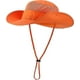 thumbnail image 2 of Outdoor Mesh Sun Hat Wide Brim Anti-UV Sun Protection Hat Fishing Hiking Hat, Orange, 2 of 5