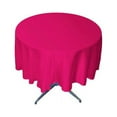 thumbnail image 7 of LA Linen Bridal Satin Round Tablecloth, 7 of 7