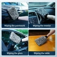thumbnail image 6 of SEAMETAL Car Wash Microfiber Wheels Brush Non-Slip Ultra Soft Car Cleaning Gloves Mitt Car Wheel Spokes Brushes Car Accessories, 6 of 9