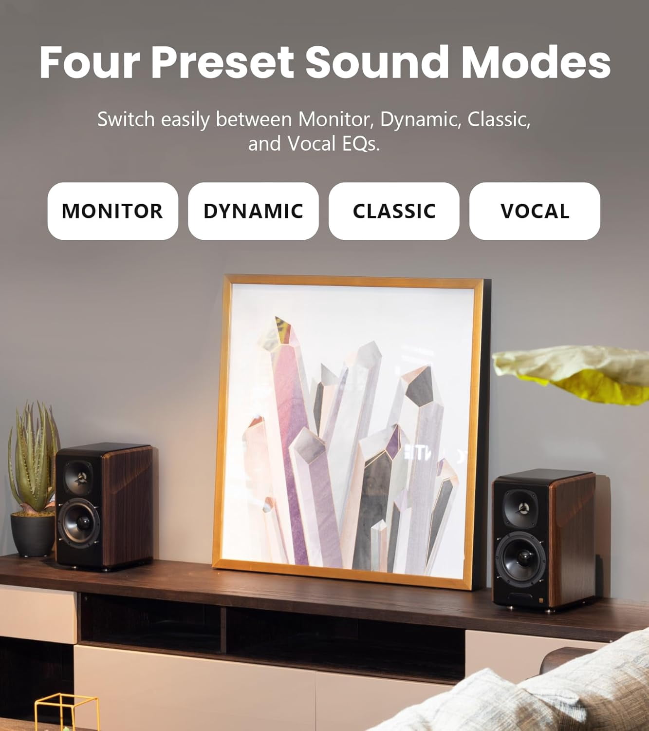 Restored Edifier S2000MKIII Coaxial, Bluetooth, Optical and RCA Bookshelf 2 Speakers, Near-Field Active Tri-Amped 130w Studio Monitor for Audiophiles w/ Wireless, Line-in and Fiber-Optic Input Walnut
