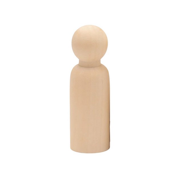 Injueey Muñeca Peg, adorno de escritorio, estatua pequeña, decoraciones para el hogar, tamaño compacto, ahorro de espacio, estilo Simple, diseño Artesanía 90MM/niño Injueey HA070195-02