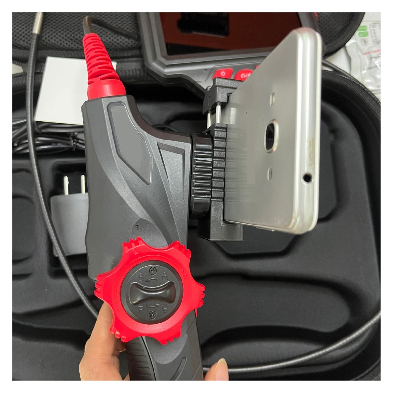 6.0mm 8.5mm 5inches Rotatable 360Degree Endoscope Mini Camera Borescope Waterproof LED Car Inspection Camera ,Stunning Clarity