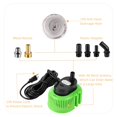 thumbnail image 2 of Towallmark Submersible Pool Cover Pump, 850 GPH with 16 Ft Drain Hose & 25 Ft Power Cord, 6 Adapters, 2 of 6