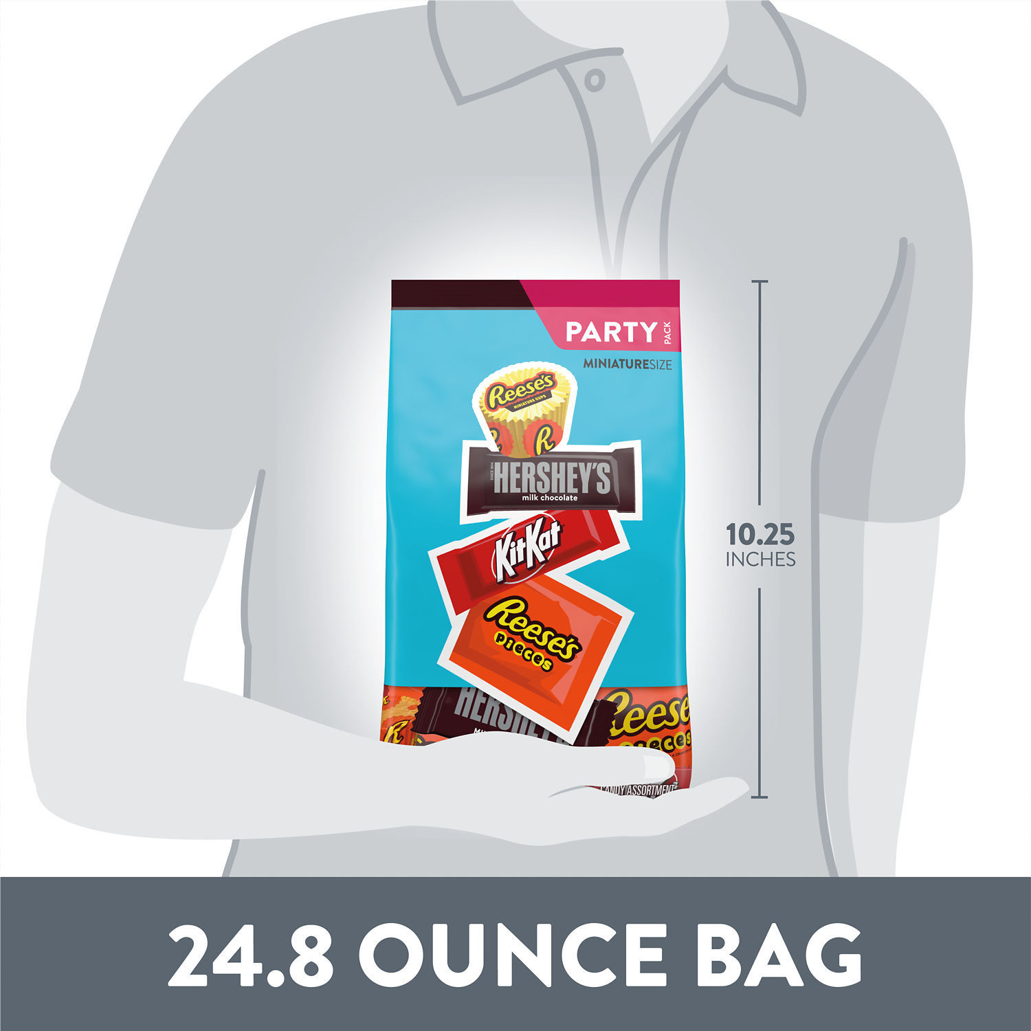 Hershey's, Kit Kat & Reese's Party Pack, 24.8 oz photo 7