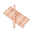 thumbnail image 5 of LABSERRON 6Pcs Unfinished Wood Spindles for Staircase Indoor and Table Legs Khaki, 5 of 8