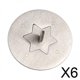 thumbnail image 1 of 6xCubierta De Vela Adornos De Velas Para Sala De Estar Dormitorio S Estrella Hexagonal, 1 of 10