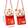 thumbnail image 3 of Contenant de Stockage Alimentaire Enveloppes Rouges du Nouvel An Année des Mascottes Jouets en Peluche Petits Sacs à Bandoulière Sacs à Main pour Filles et Enfants Poupée Cadeau de la Saint-Valentin pour Lui Décorations de la Saint-Valentin Extérieur, 3 of 8