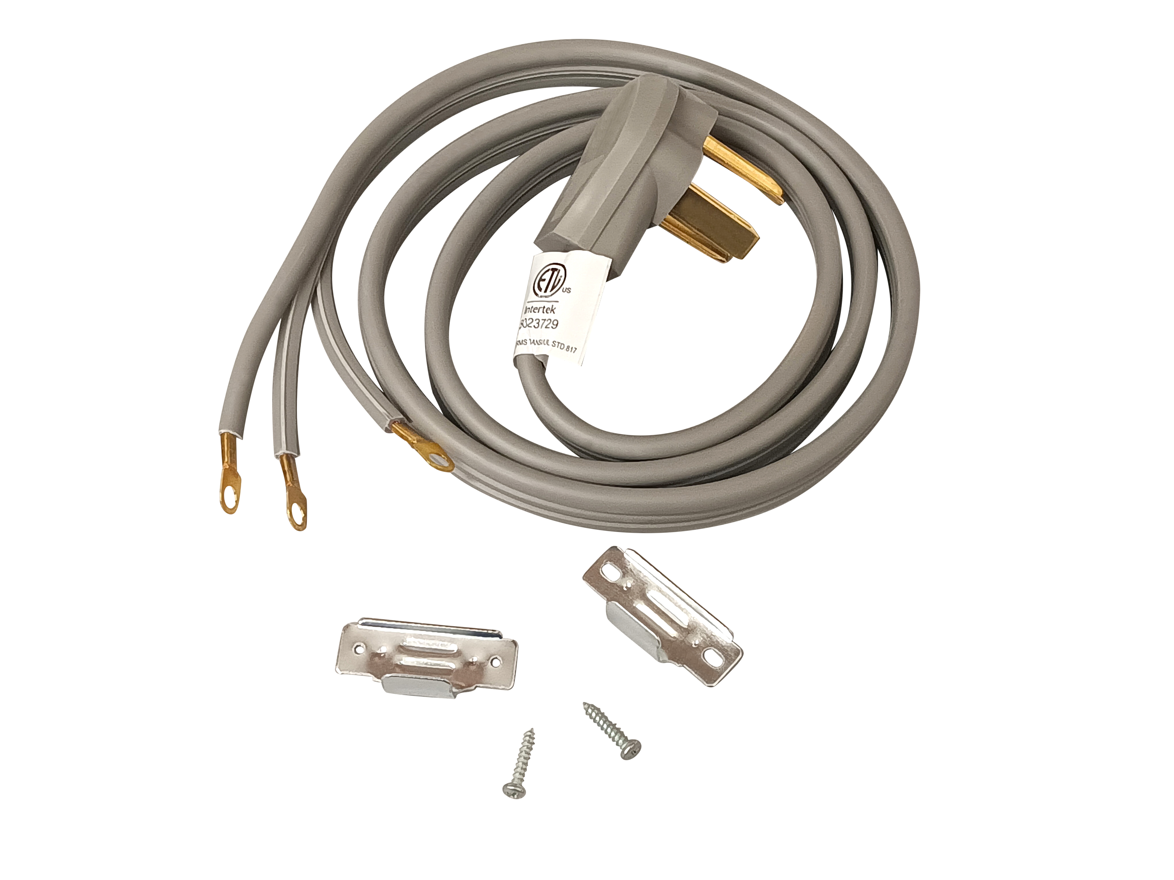 Electrical Dryer 5' Power Cord, 30 Amp, 3 Prong Wire 10 AWG, 125/250V, SDC3-30-5