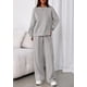 thumbnail image 2 of PRETTYGARDEN Conjunto de Mujer 2 Piezas Sudadera Otoñal y Pantalones de Pierna Ancha XL, 2 of 8