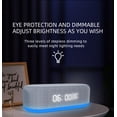 thumbnail image 5 of Tancola Regular Calming Wireless Charger Bedroom Sleep Sound Machine with Digital Alarm Clock, Night Light for Adult, White, 5 of 9