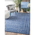thumbnail image 2 of Nuloom 8' x 10' Vintage Waddell Rug in Dark Blue, 2 of 2