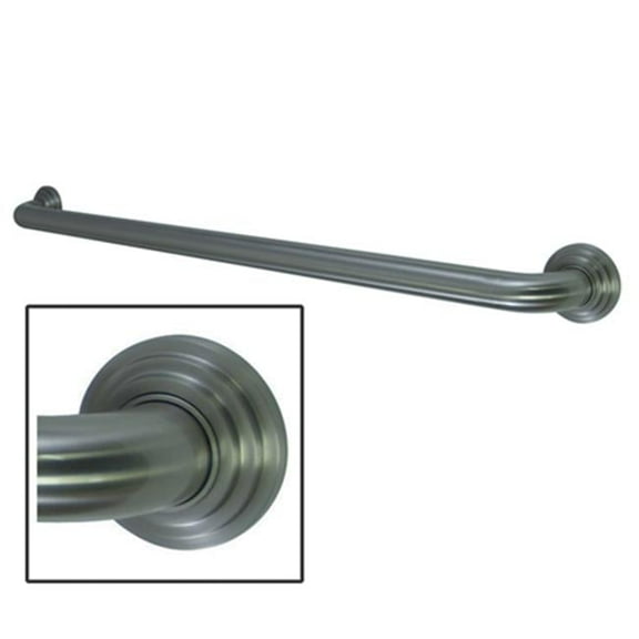 Kingston Brass  Milano 3 Layer Flange Grab Bar - Satin Nickel