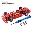 thumbnail image 2 of 1/28 RC Car Upgrade Modified Frame Vehicle Assembly Set modified frame kit Accessories Replacement for WLtoys 284131 K969 K979 K989 K999 P929 Red, 2 of 8