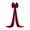 XL, variant on Darzheoy Red Flocked Bow Hanging Decoration, for Festival Scene Decor, Christmas Party Home Atmospheres, Festive Ornament