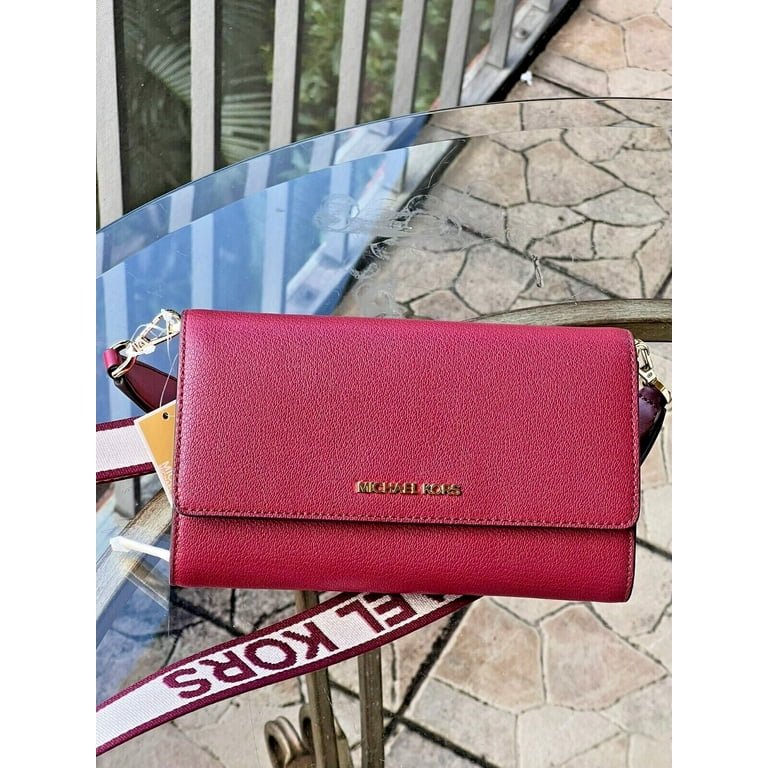 Michael Kors Womens Jet Set Travel Multifunction Phone Crossbody