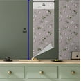 thumbnail image 5 of Ambesonne, Sakura Pattern Peel & Stick Wallpaper for Home, Art Japanese Flowers, 13"x36", Purple Grey and Fern Green, 5 of 5