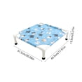 thumbnail image 3 of Elevated Cooling Pet Bed for Summer, Portable Raised Dog Cat Cot with Breathable Mesh, Washable Cover Foldable Pet Cot for Indoor Outdoor Camping Travel, Black, 3 of 6
