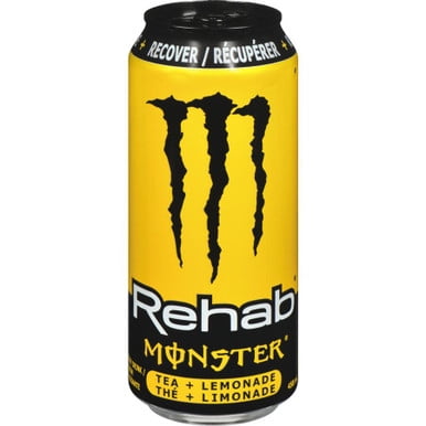 MONSTER ENERGY Rehab Tea+ Lemonade 458 ml | 12/Case