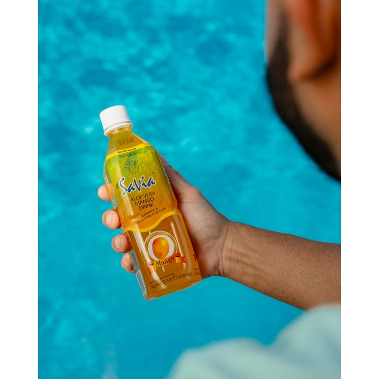Savia Mango Aloe Vera Drink 12/16.9oz - Walmart.com