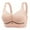 Khaki, variant on Open Back Sports Bra Women Lightly Lined Bra Feature V-Neck Push-up Bra Style W-1095 Gray M