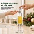 thumbnail image 6 of Nutcracker Soap Dispenser Clear, Acrylic Christmas Soap Dispenser, Refillable Christmas Hand Soaps Bottle, 6 of 7
